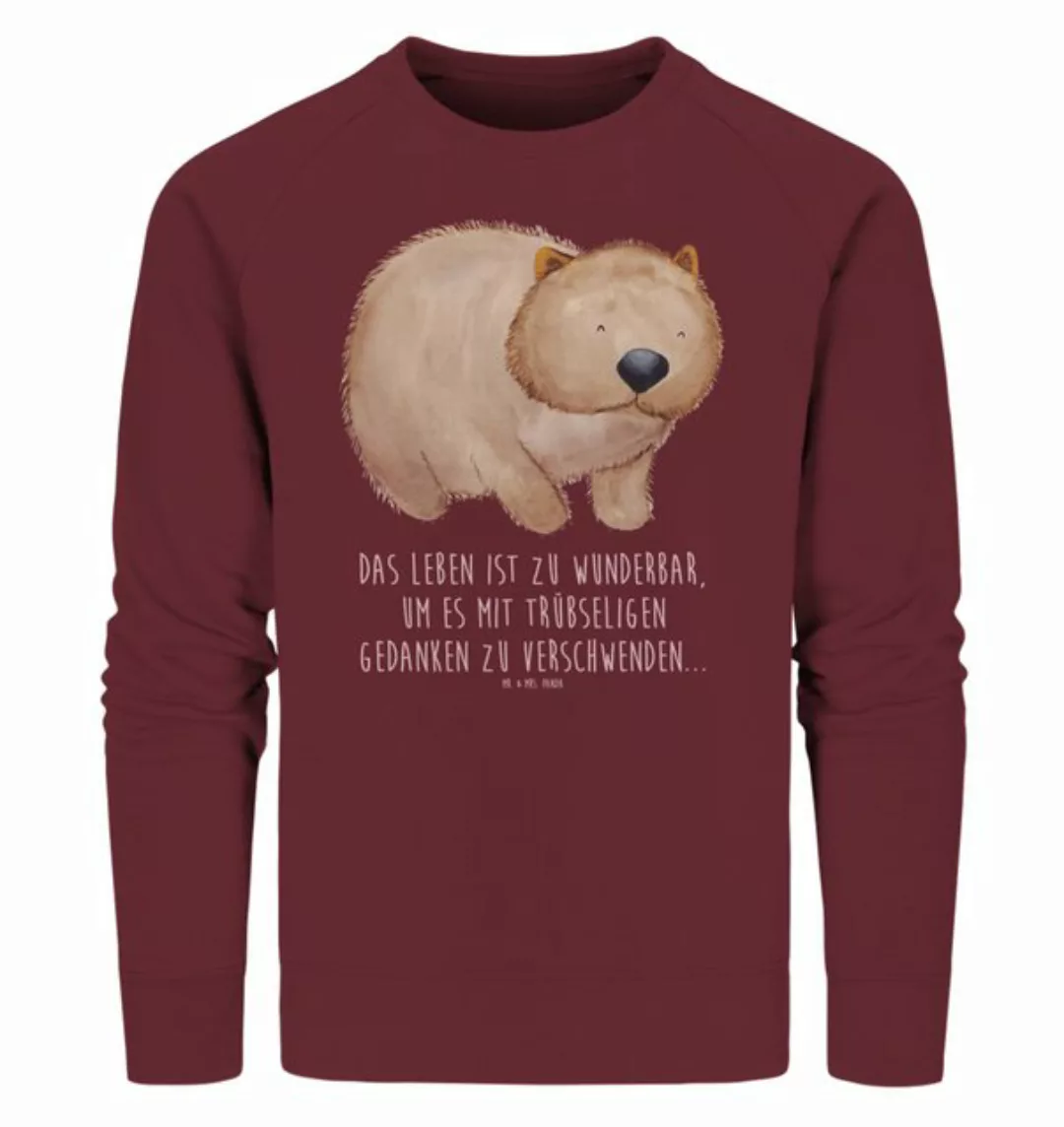 Mr. & Mrs. Panda Longpullover Größe XS Wombat - Burgundy - Geschenk, Austra günstig online kaufen