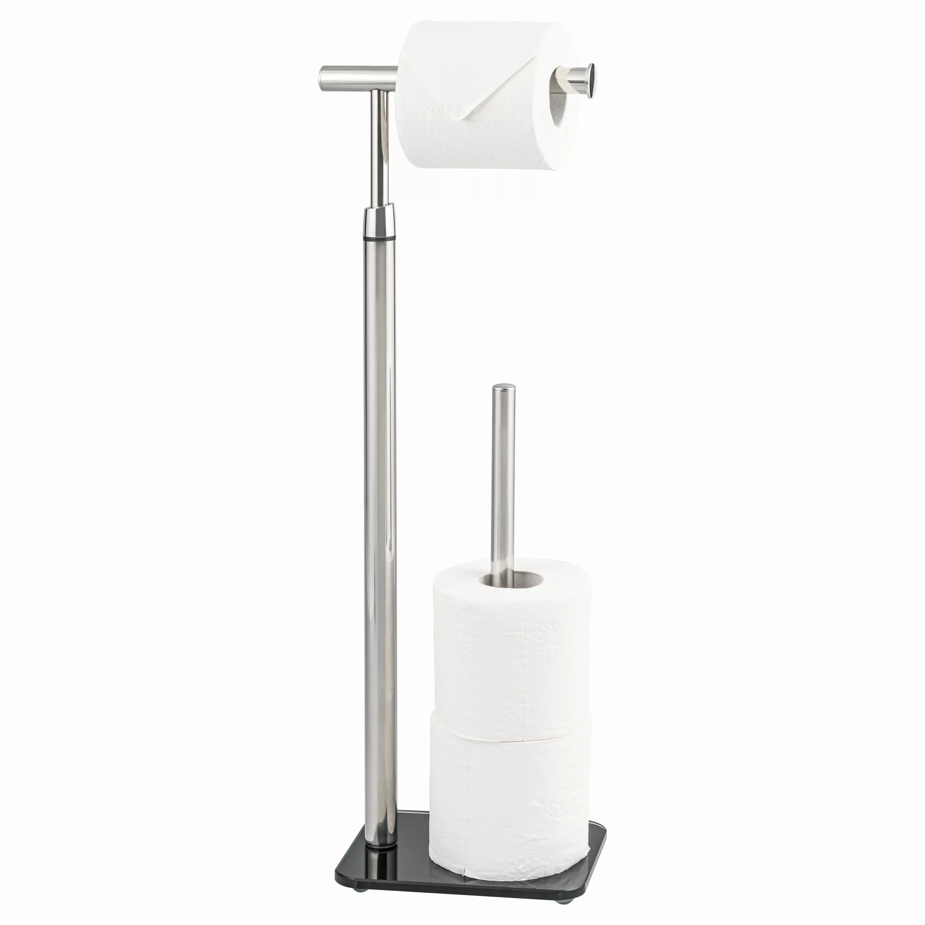 bremermann Toilettenpapierhalter Stand-WC-Rollenhalter 2in1, Ersatzrollenha günstig online kaufen