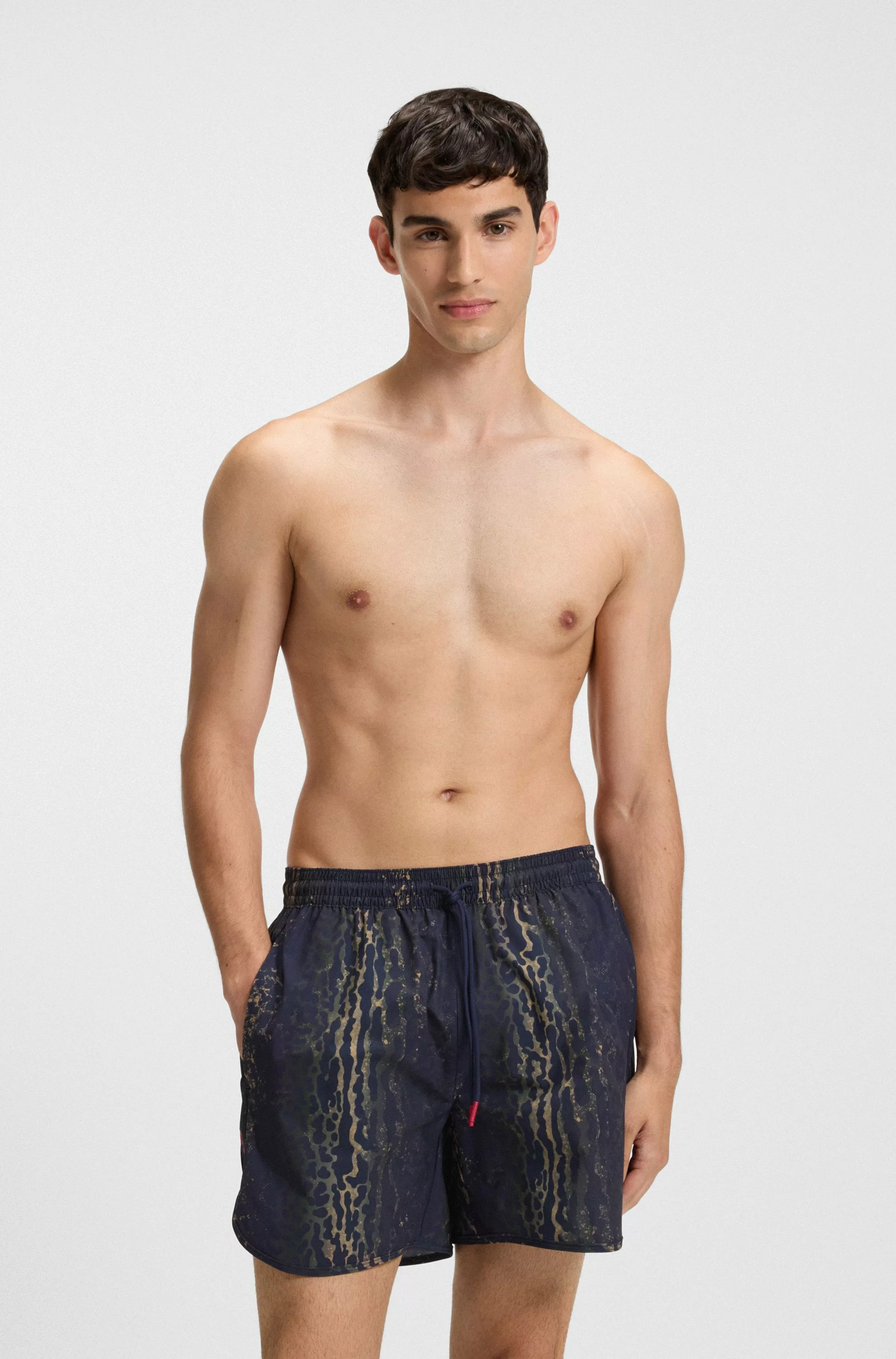 HUGO Underwear Badeshorts "Jose", elastischer Bund, bedruckt, schnelltrockn günstig online kaufen