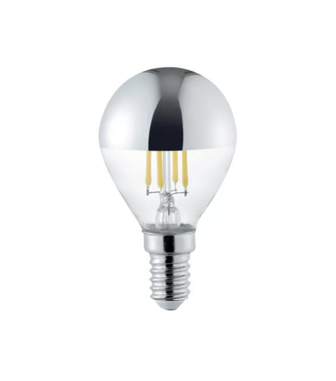 LED-Spiegelkopflampe 4W E14 von TRIO Leuchten Glas chromfarbig günstig online kaufen