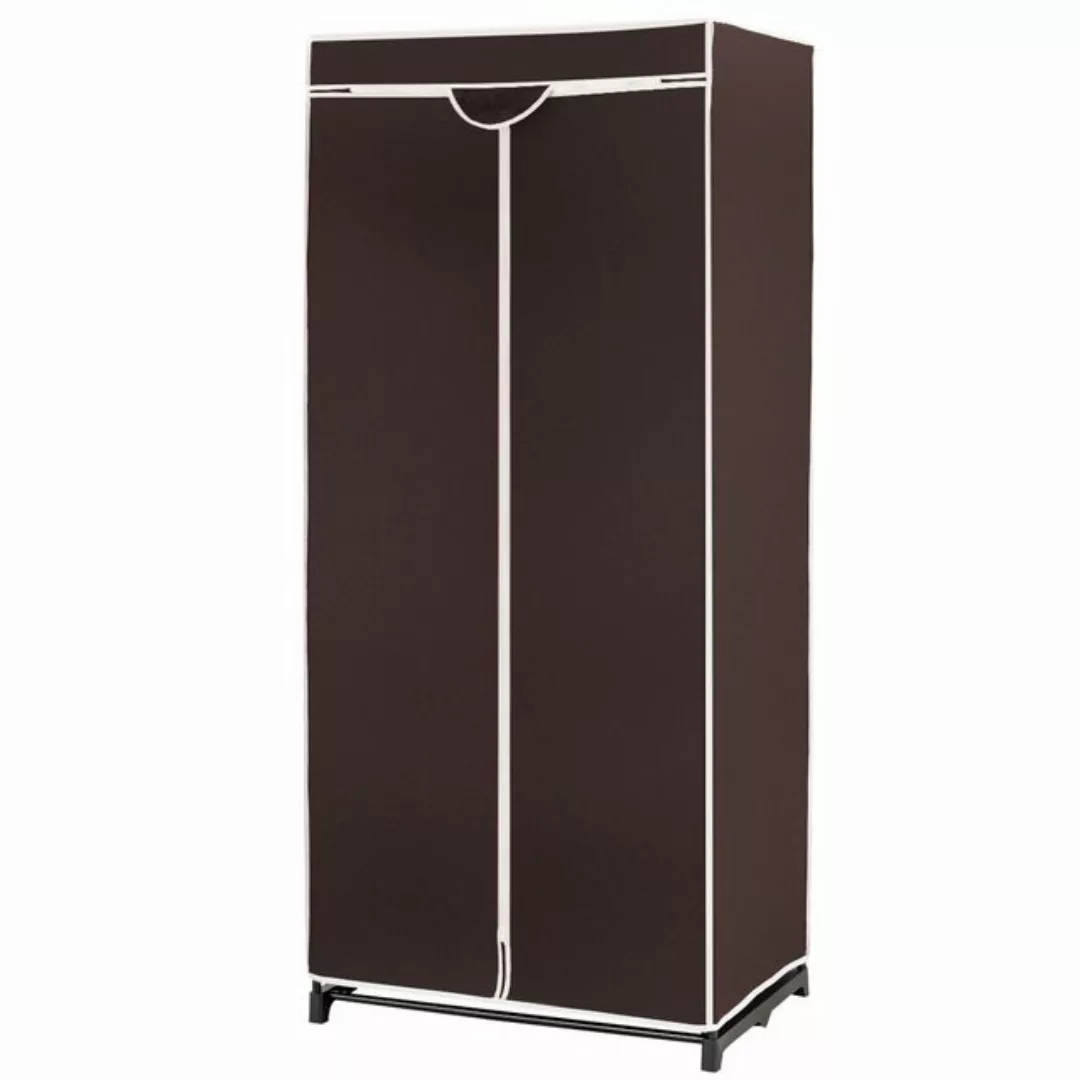 COSTWAY Stoffschrank Keiderschrank mit Kleiderstange, 172x74x50cm günstig online kaufen