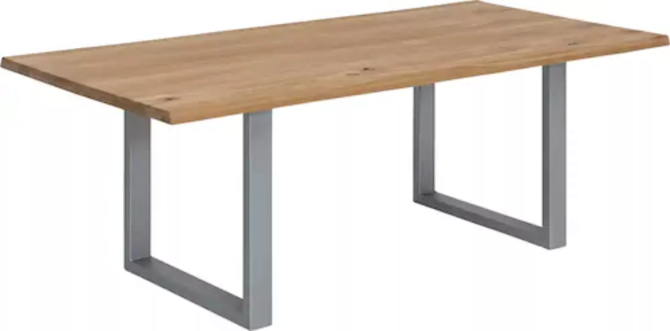 SIT Esstisch »Tops&Tables«, mit Tischplatte aus Wildeiche, mit Baumkante wi günstig online kaufen