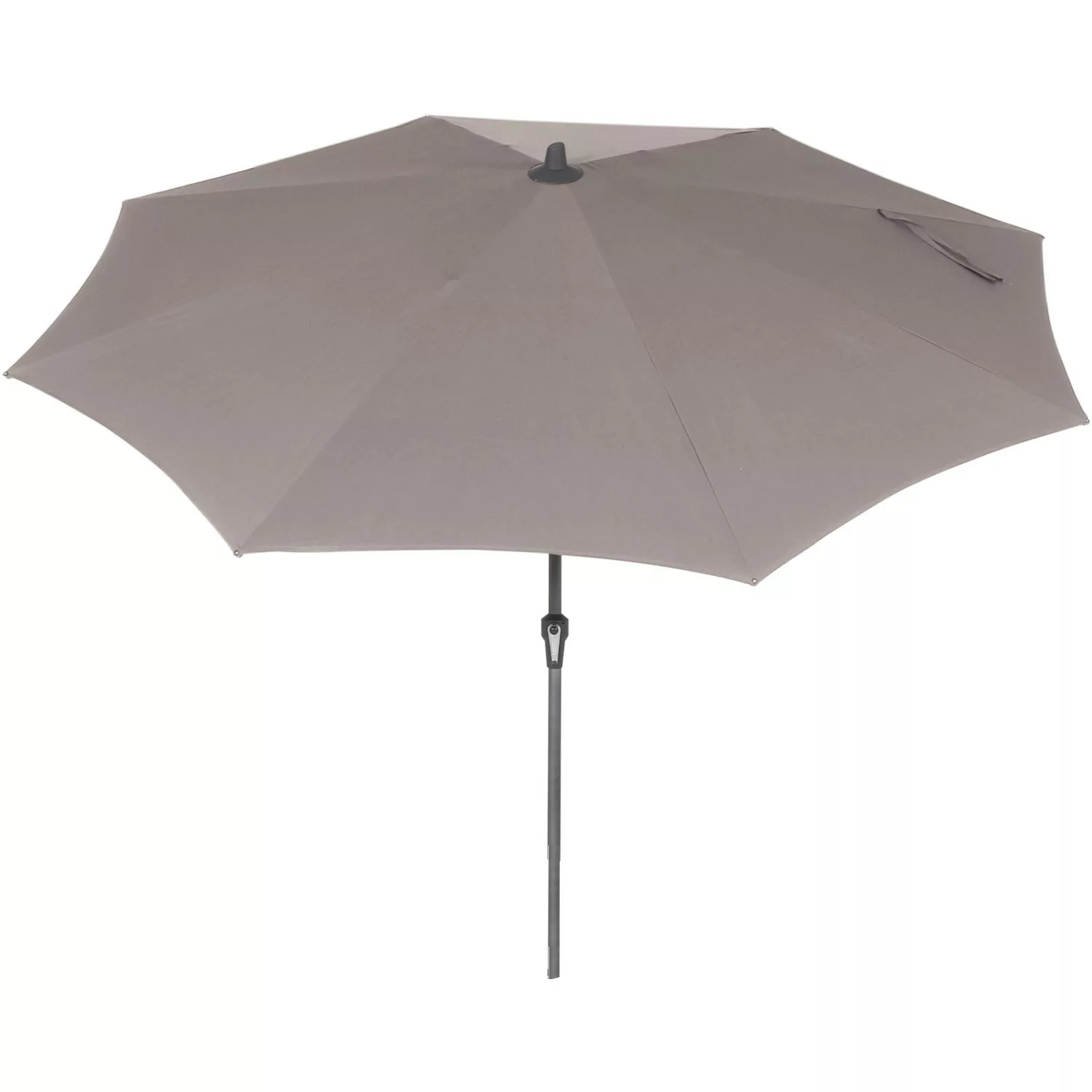 Siena Garden Marktschirm Avio Ø 300 cm Taupe mit Kurbelmechanik günstig online kaufen