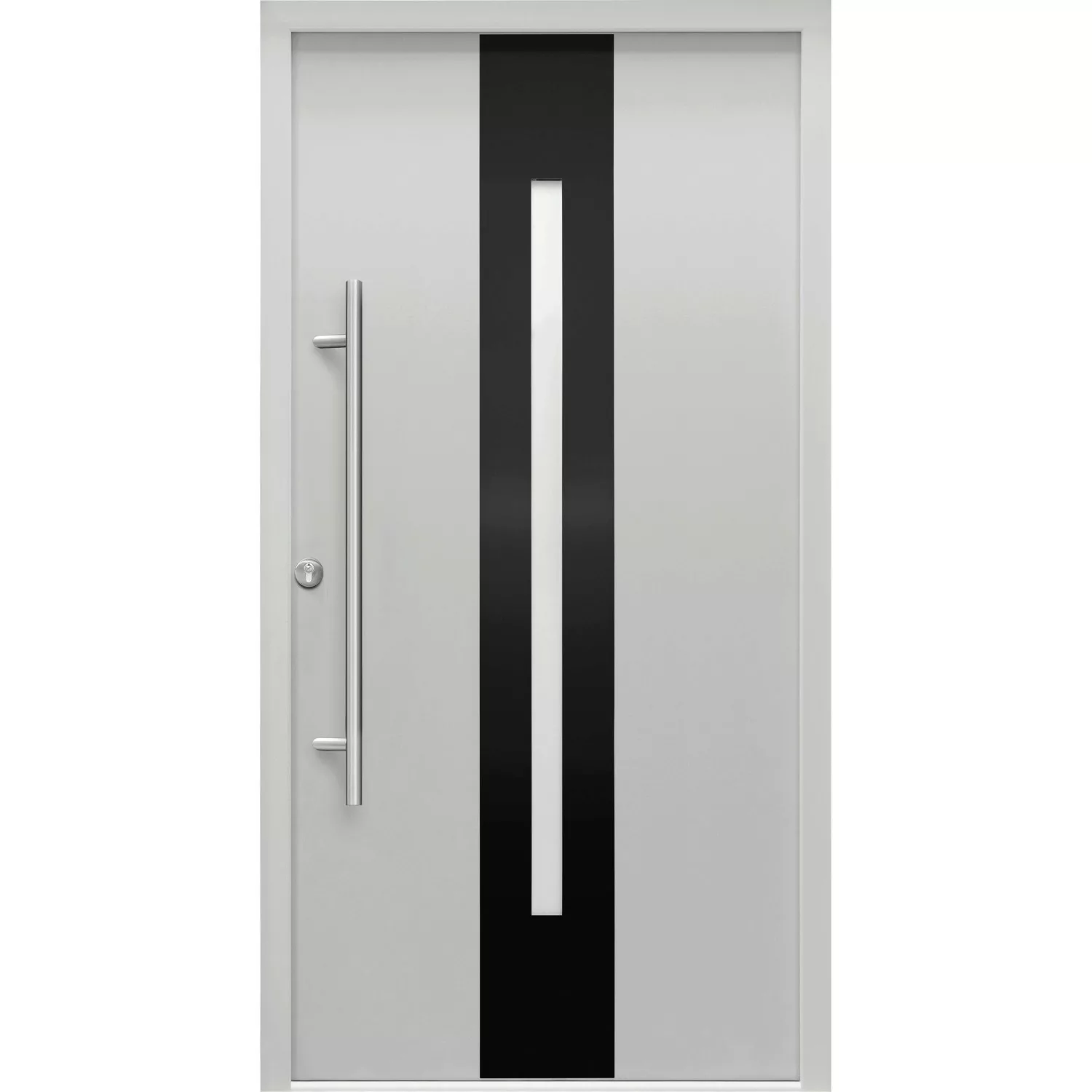 Splendoor Haustür ThermoSpace Prime Dublin Grau 210 cm x 110 cm Anschlag L günstig online kaufen