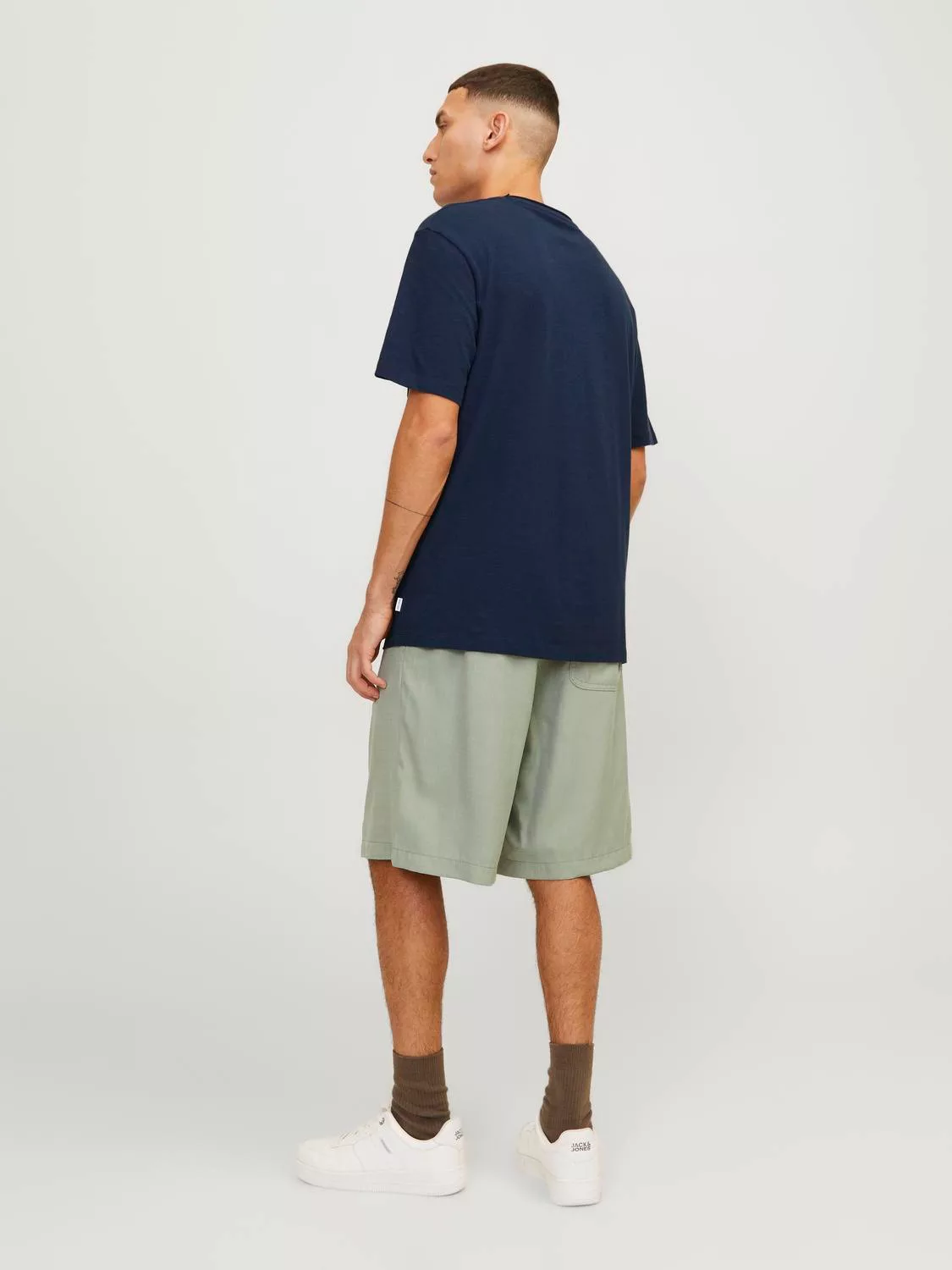 Jack & Jones T-Shirt "JJESUMMER LINEN TEE SS O-NECK LN" günstig online kaufen