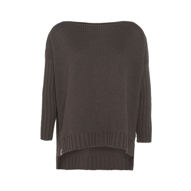 Knit Factory Strickponcho Kylie Pullover 36/44 Glatt Braun (1-tlg) Strickwa günstig online kaufen