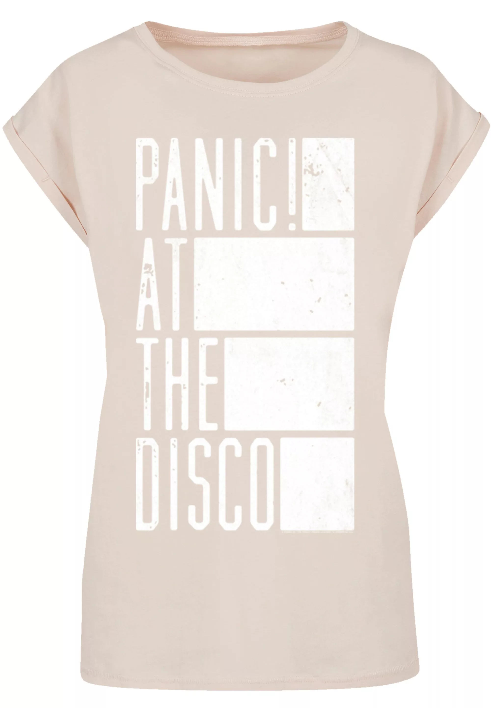 F4NT4STIC T-Shirt "Panic At The Disco Block Text", Premium Qualität günstig online kaufen