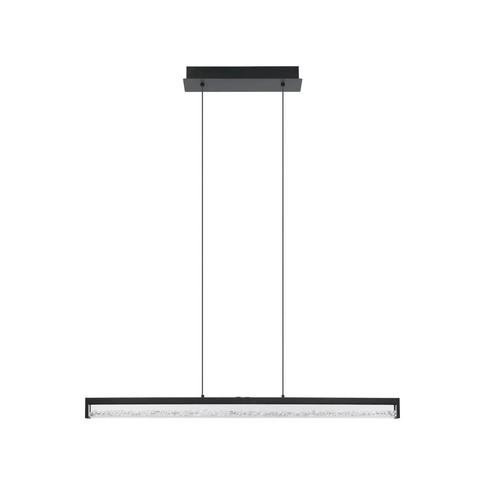 LED-Hängelampe Cardito Tunable white 100cm schwarz günstig online kaufen