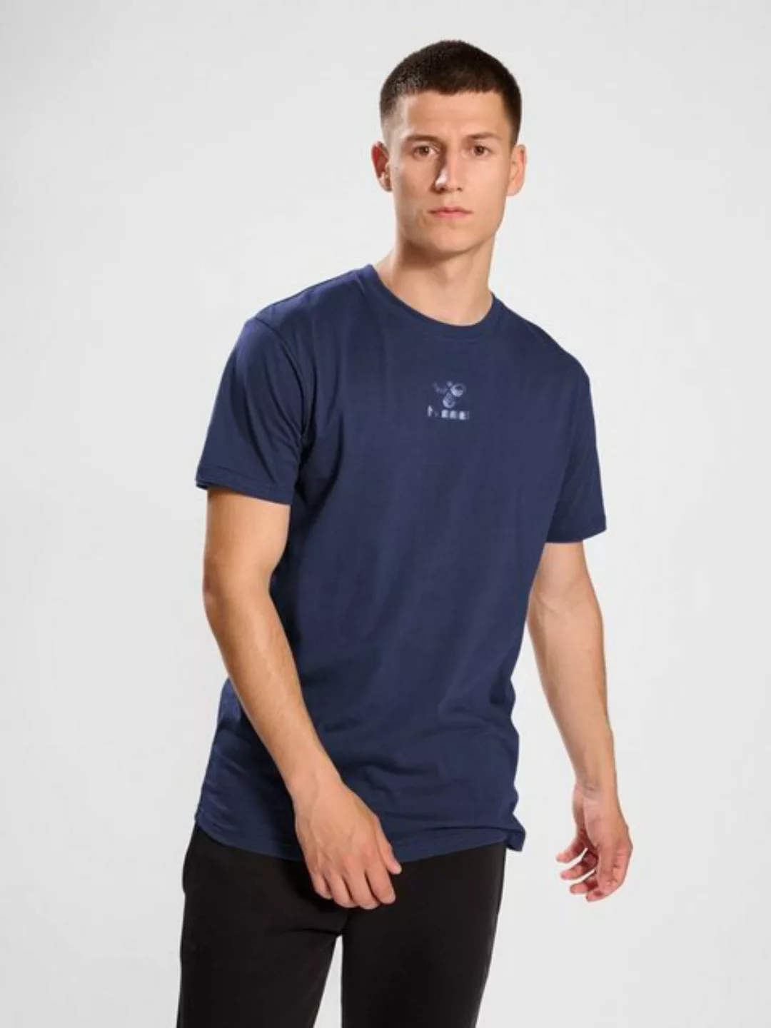 hummel T-Shirt Sport T-Shirt Kurzarm Funktionsshirt Jersey 5788 in Blau günstig online kaufen