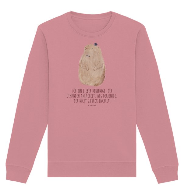 Mr. & Mrs. Panda Longpullover Größe XL Murmeltier - Canyon Pink - Geschenk, günstig online kaufen