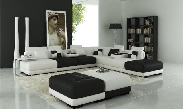 JVmoebel Ecksofa Beiges Ecksofa luxuriöses Design moderne Couch Neu, Made i günstig online kaufen