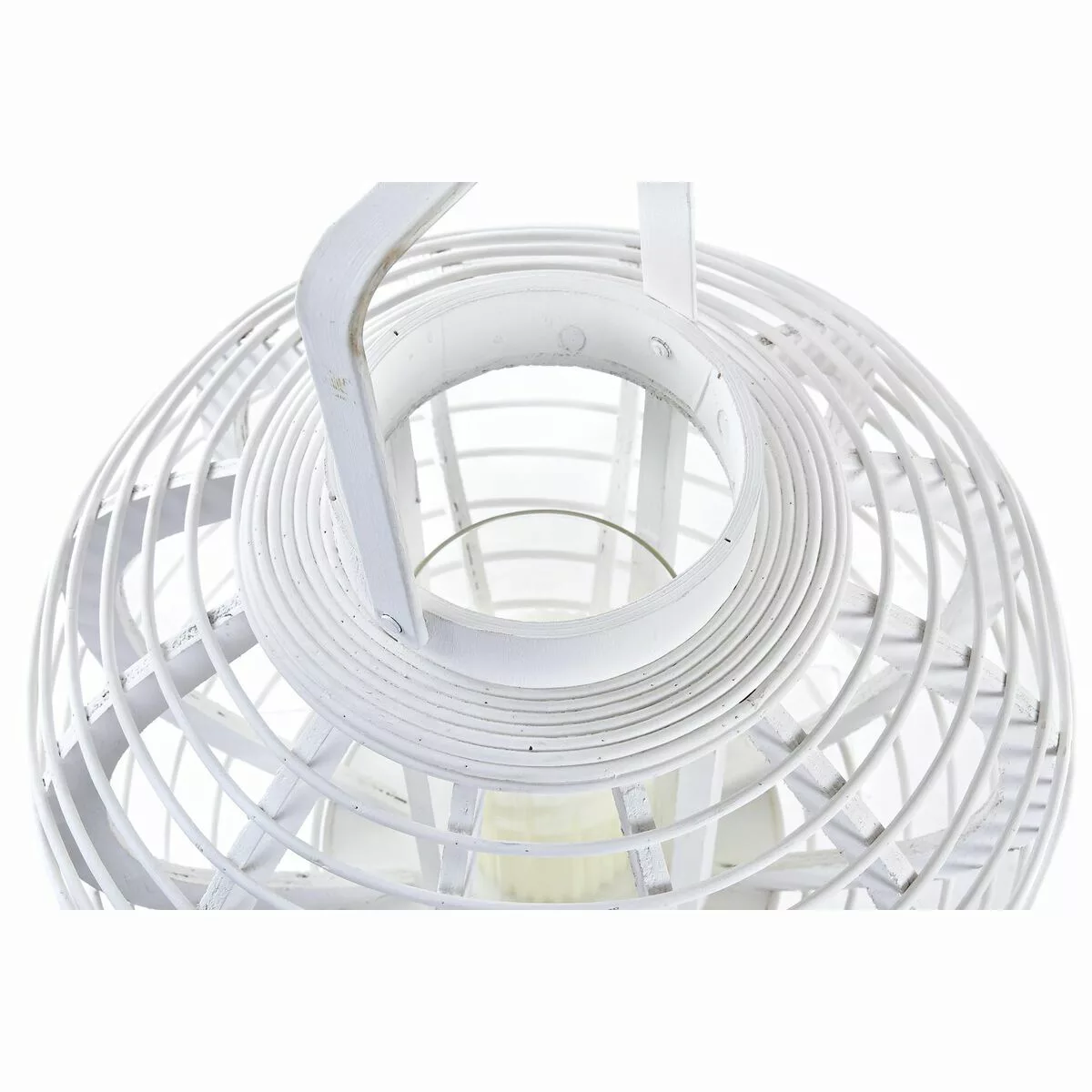 Lanterne Dkd Home Decor Kristall Weiß Bambus (35 X 35 X 29 Cm) günstig online kaufen