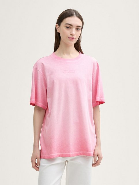 TOM TAILOR Denim T-Shirt Oversize T-Shirt mit Print günstig online kaufen