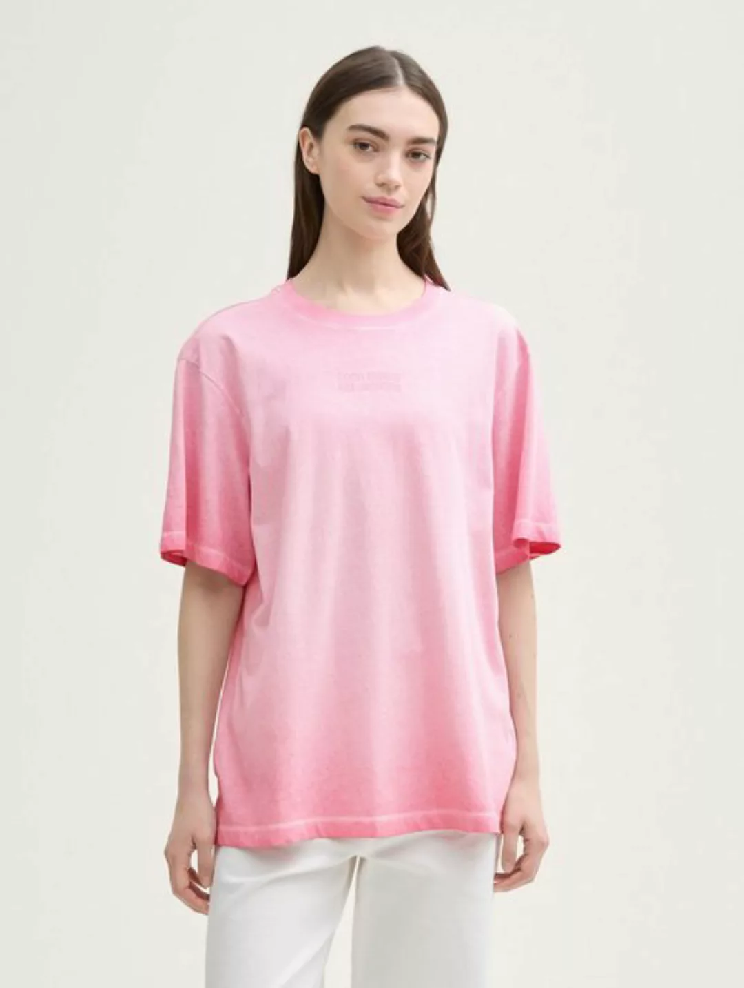 TOM TAILOR Denim T-Shirt Oversize T-Shirt mit Print günstig online kaufen