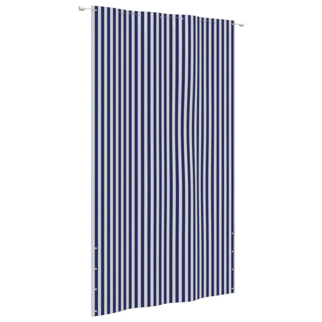 Vidaxl Balkon-sichtschutz Blau Und Weiß 160x240 Cm Oxford-gewebe günstig online kaufen
