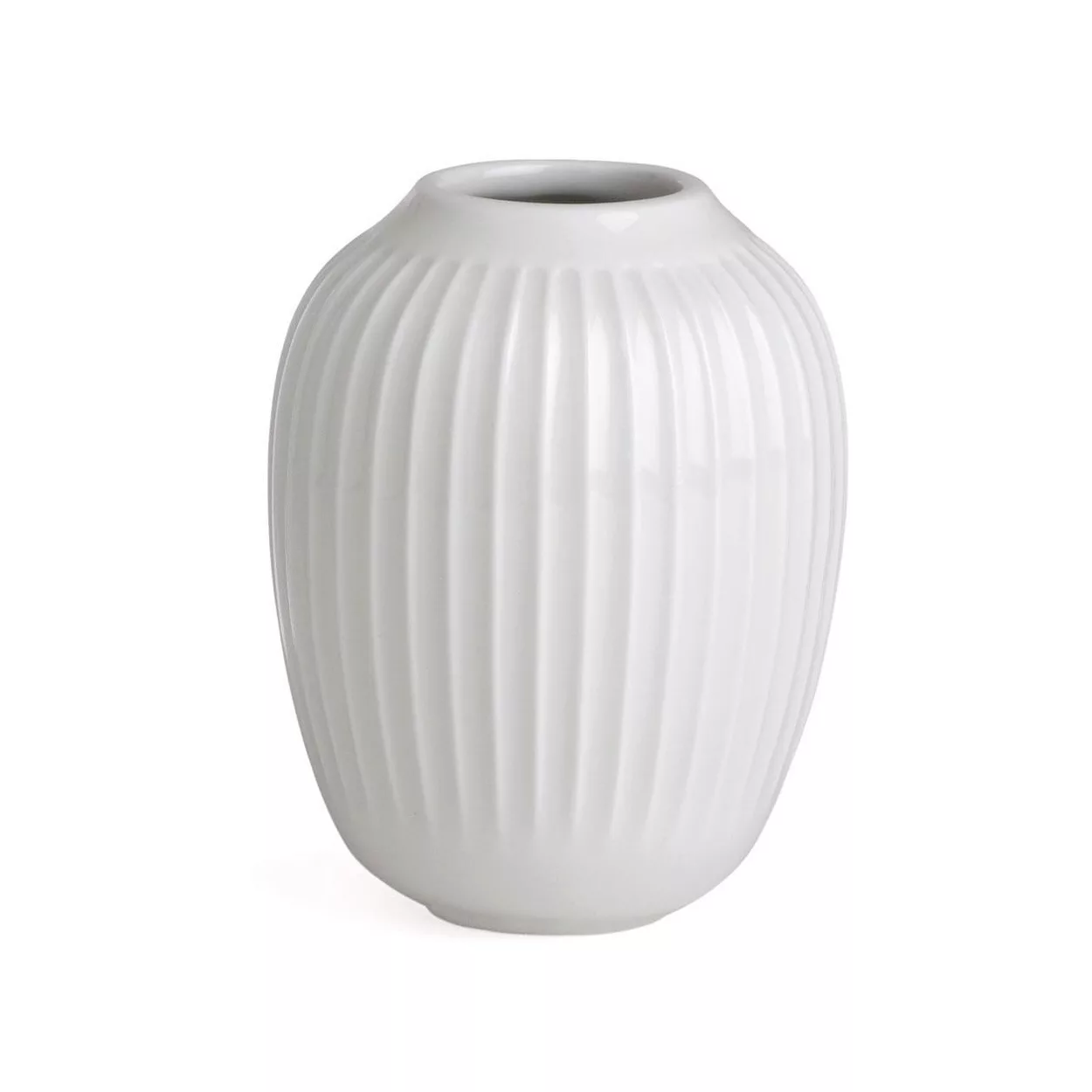 Kähler - Hammershøi Vase H 10cm - weiß/H 10cm / Ø 8.5cm günstig online kaufen