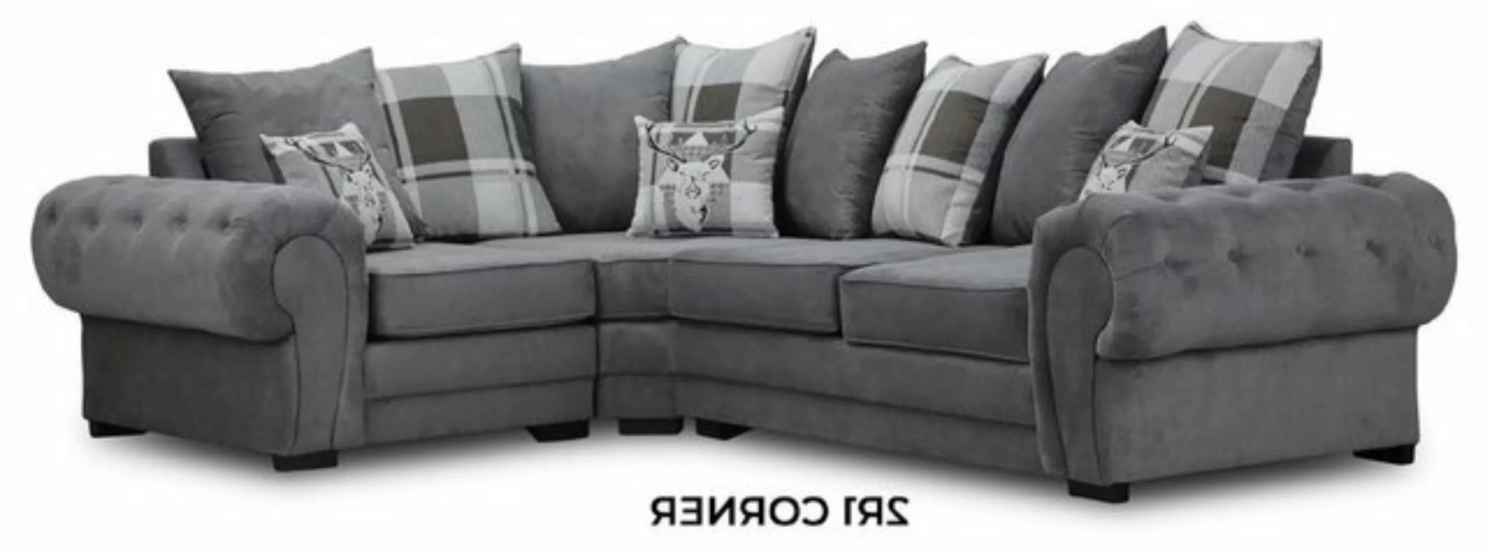 Xlmoebel Ecksofa Gemütliches Ecksofa im italienischen Stil mit bequemem Des günstig online kaufen