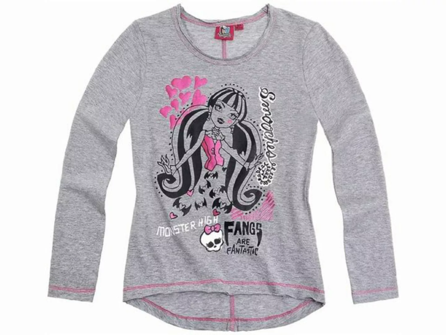 Monster High Langarmshirt in verschiedenen Designs günstig online kaufen