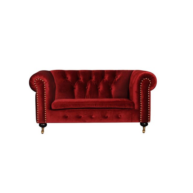 Xlmoebel 2-Sitzer Barock Rokoko Sofa - Chesterfield Stoff Zweisitzer aus Te günstig online kaufen