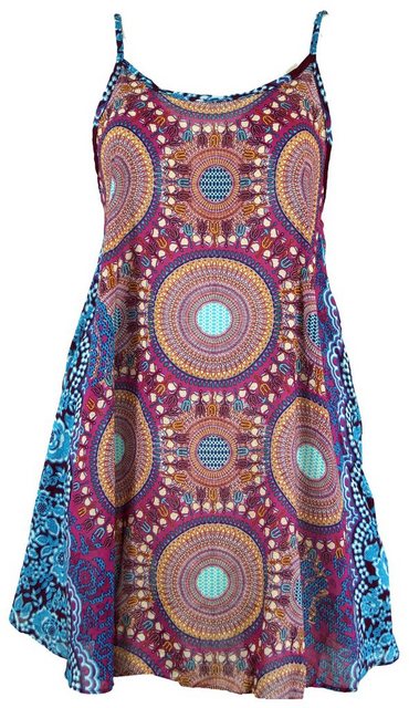 Guru-Shop Midikleid Boho Dashiki Minikleid, Trägerkleid,.. alternative Bekl günstig online kaufen