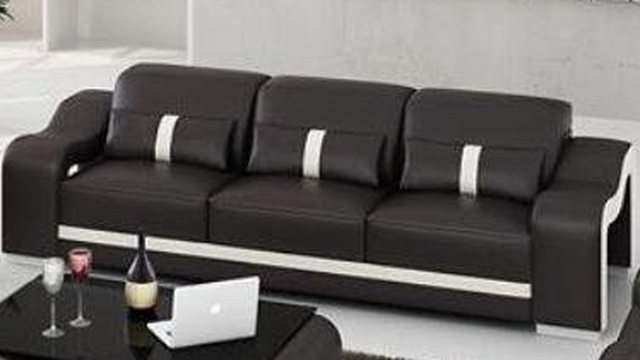 JVmoebel Sofa Sofa 3 Sitzer Leder Sofas Couch Polster Moderne Couchen, Made günstig online kaufen