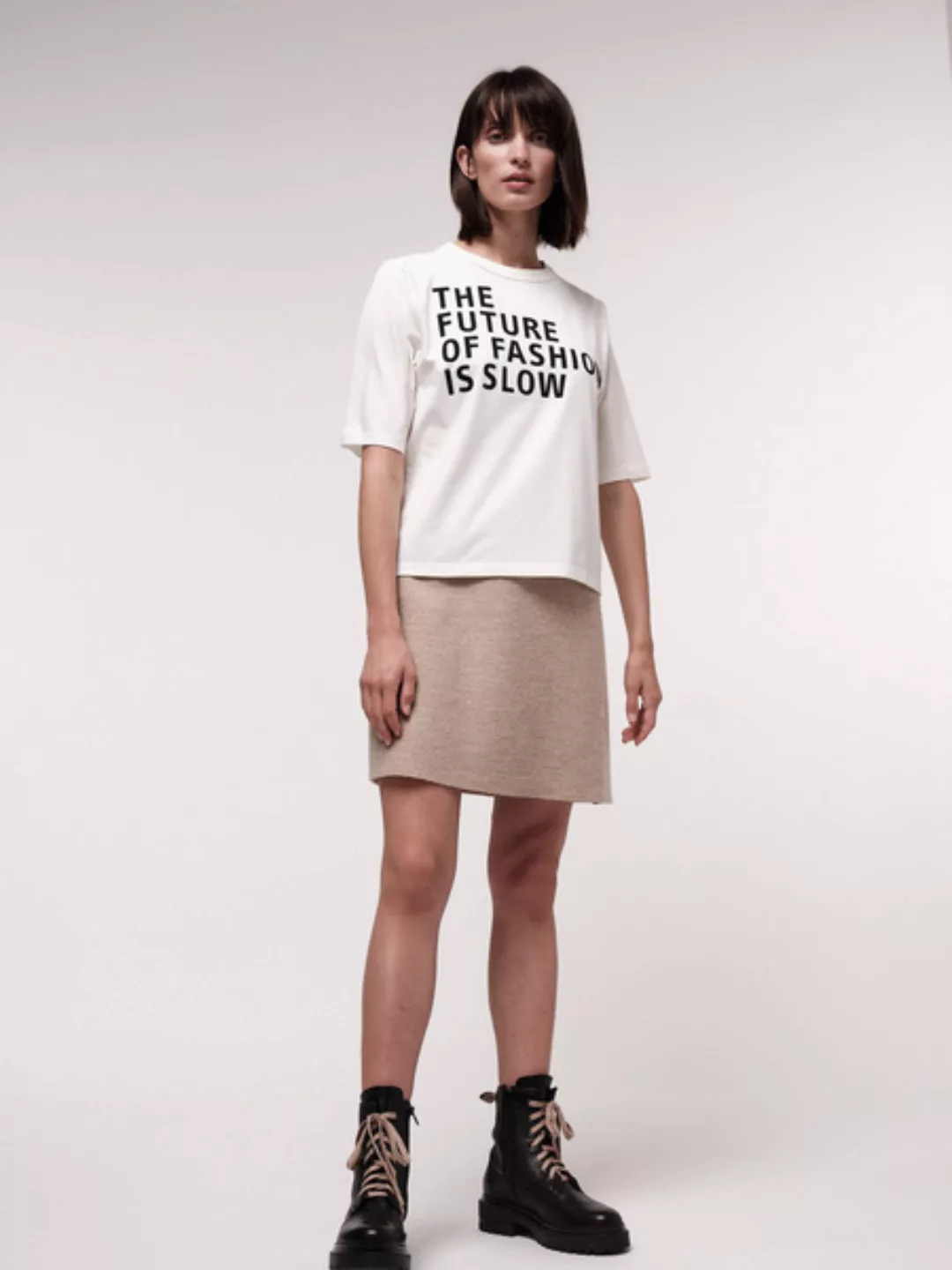 Statement Shirt Aus Bio-baumwolle günstig online kaufen
