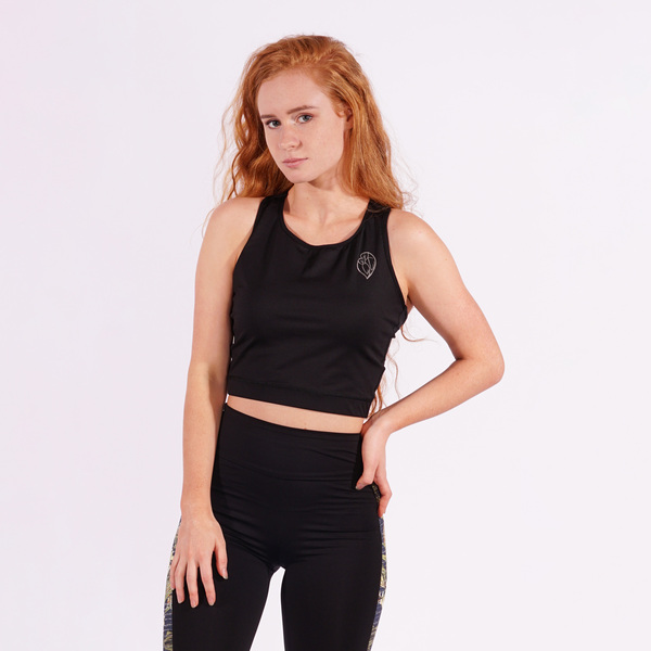 "Black Beauty" - Crop Top - Yoga Top günstig online kaufen