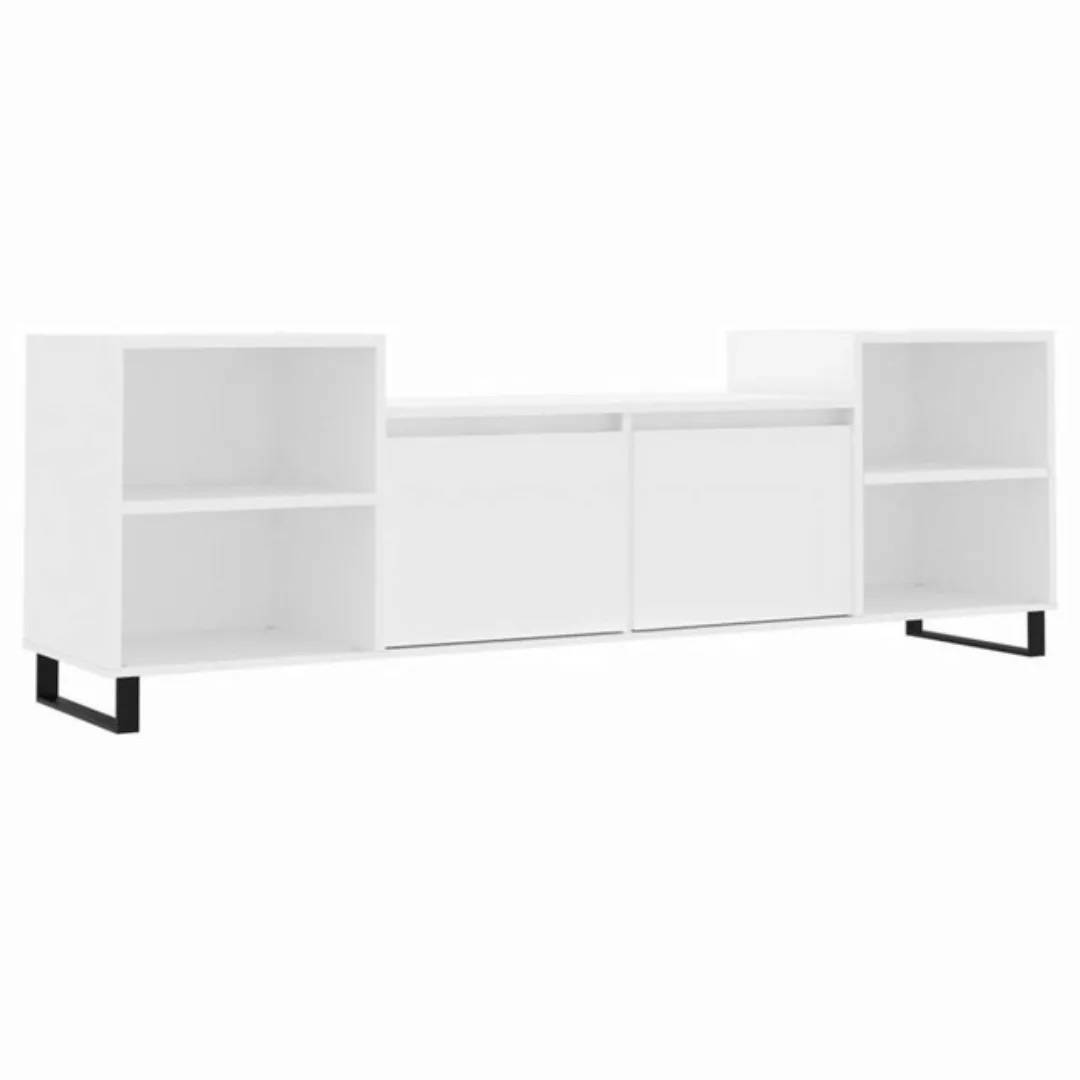 vidaXL TV-Schrank TV-Schrank Weiß 160x35x55 cm Spanplatte TV-Lowboard Ferns günstig online kaufen