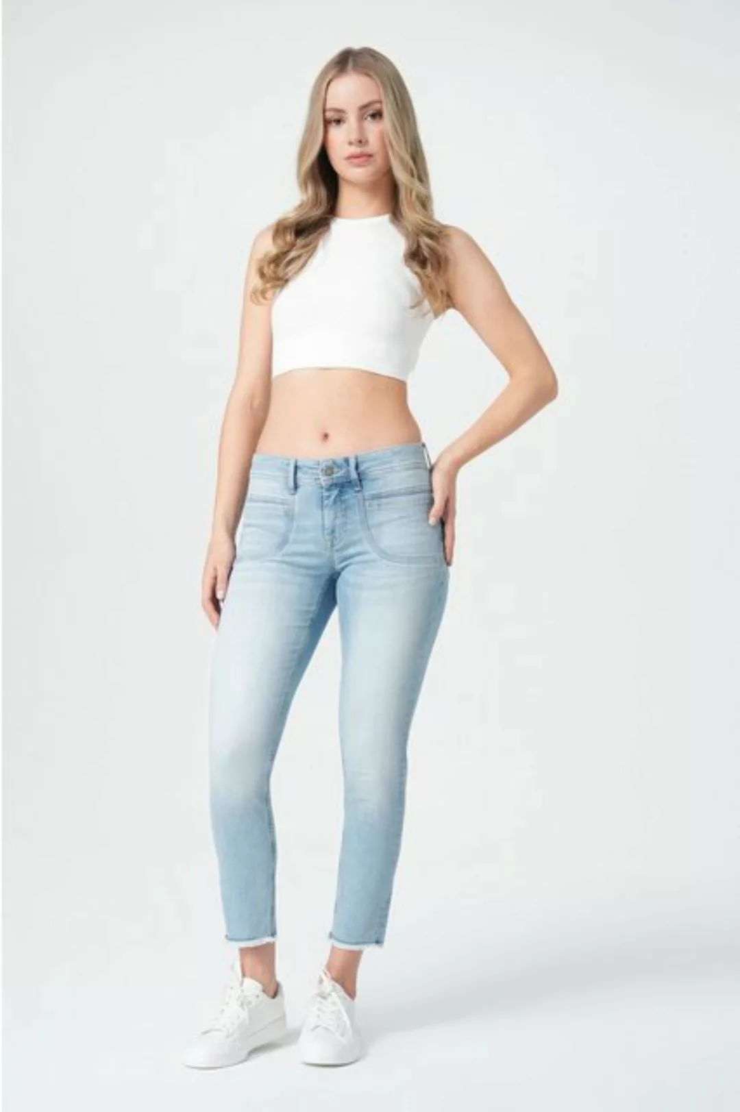 Miracle of Denim 5-Pocket-Jeans Mary Slim Fit (1-tlg) günstig online kaufen