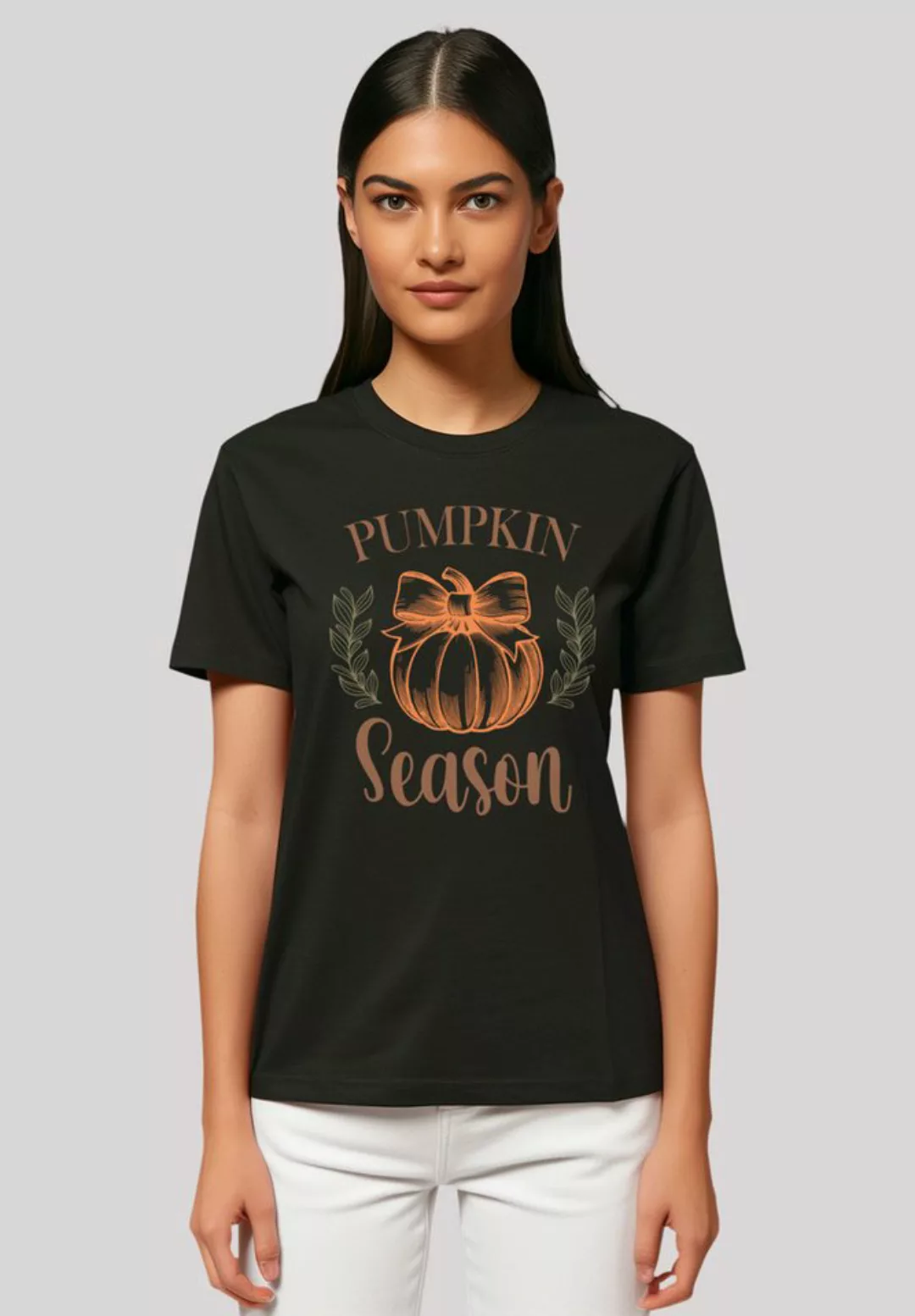 F4NT4STIC T-Shirt "Pumpkin Kürbis season", Premium Qualität, Halloween, Her günstig online kaufen