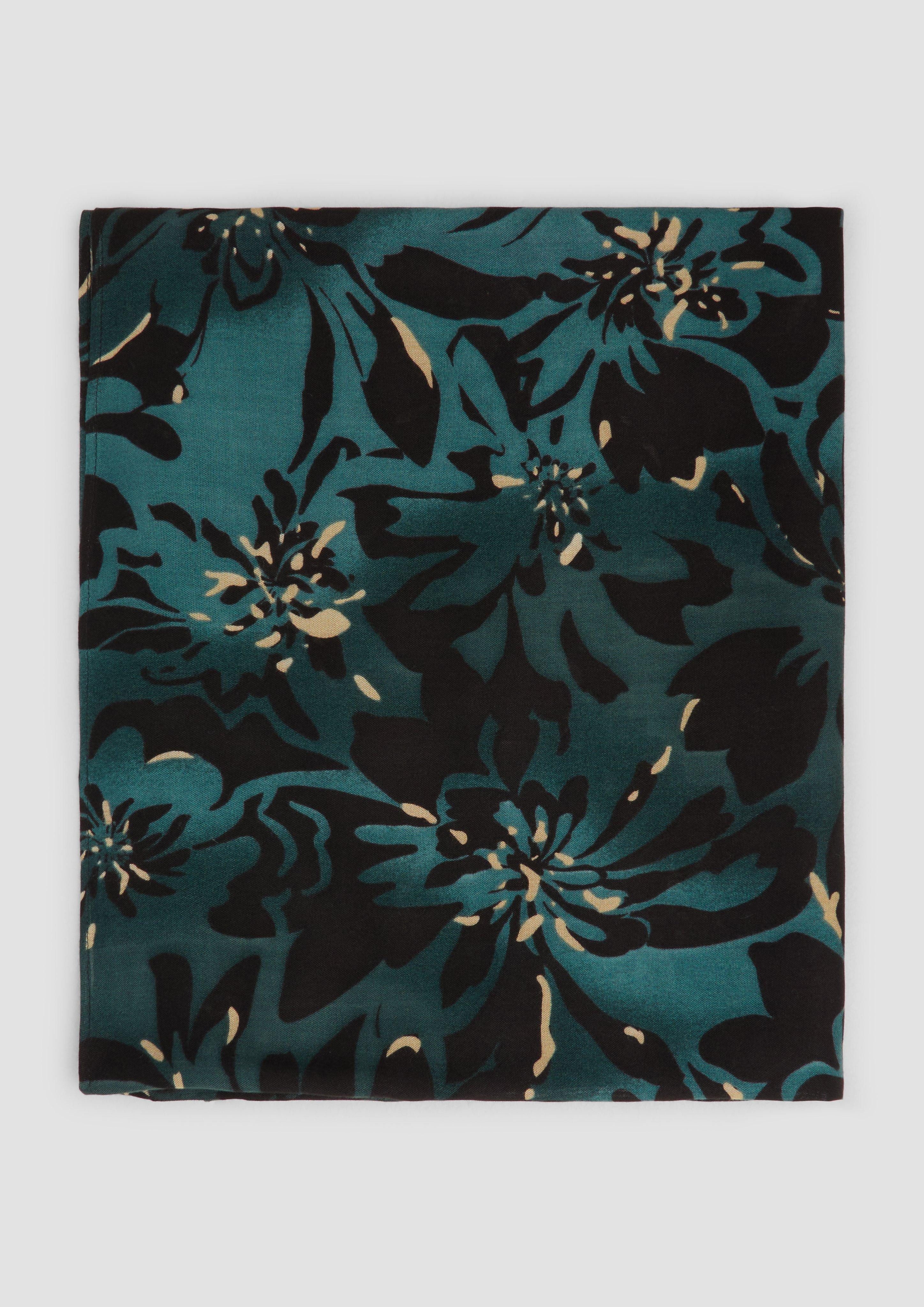 s.Oliver Halstuch Snood mit floralem Artwork günstig online kaufen