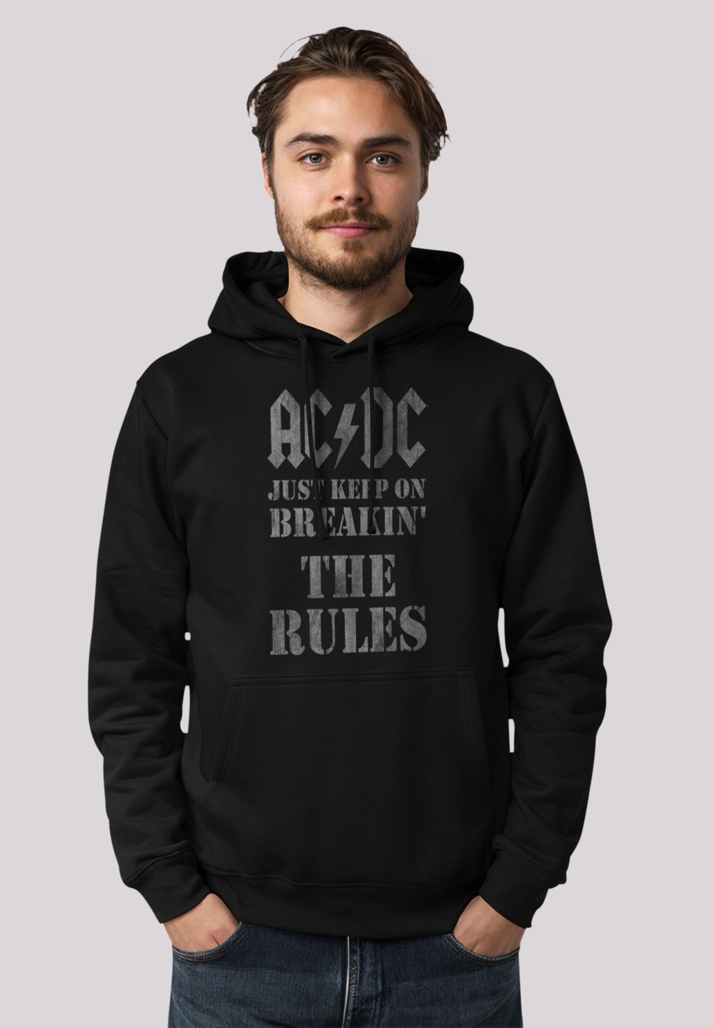 F4NT4STIC Kapuzenpullover "AC/DC Just Keep On Breaking The Rules", Premium günstig online kaufen