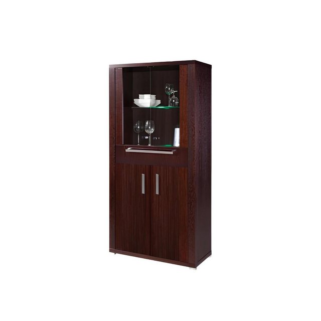 Xlmoebel Vitrine Glasvitrine Holzkommode Regal für Wohnzimmer Bar Schrank R günstig online kaufen