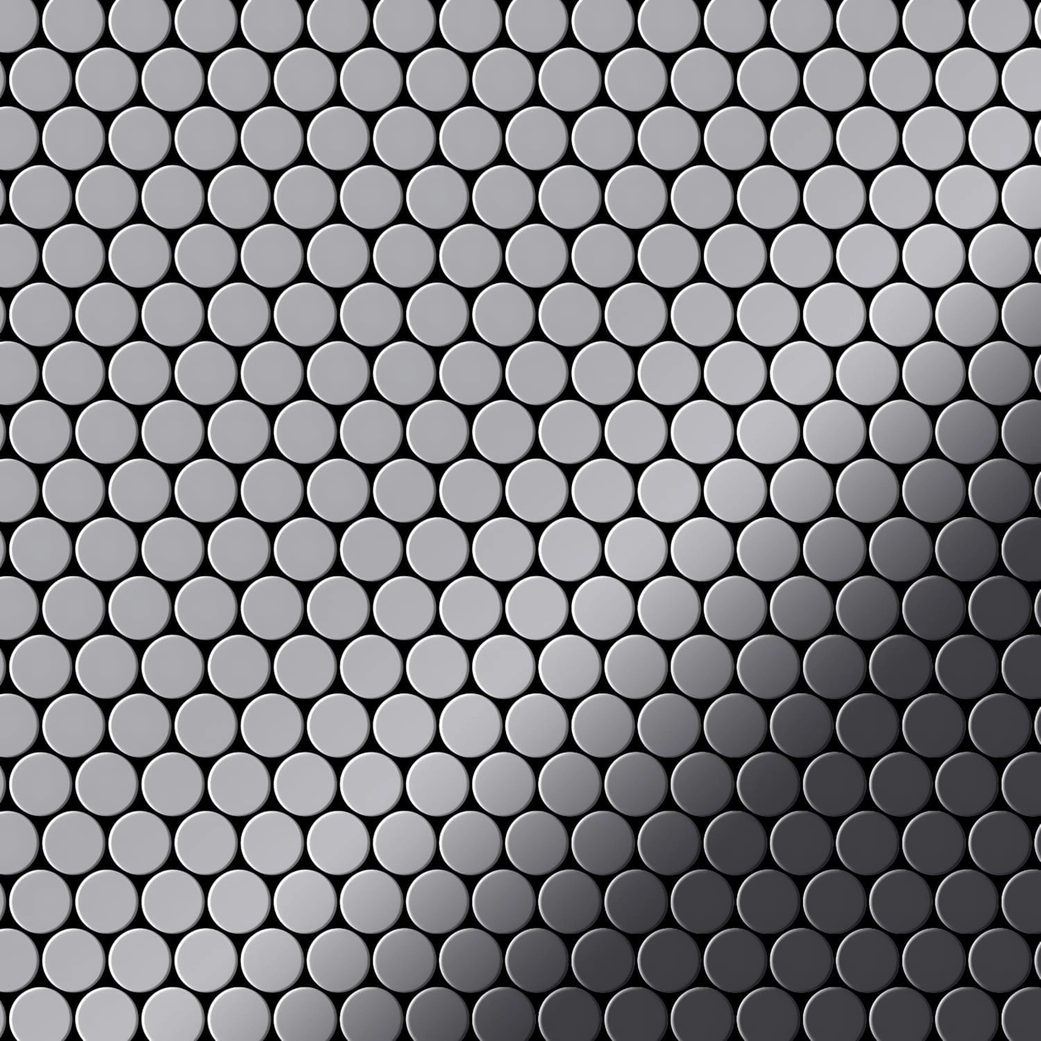 ALLOY Mosaik Fliese Massiv Metall Edelstahl Hochglanz Grau 1,6mm Penny-s-s- günstig online kaufen