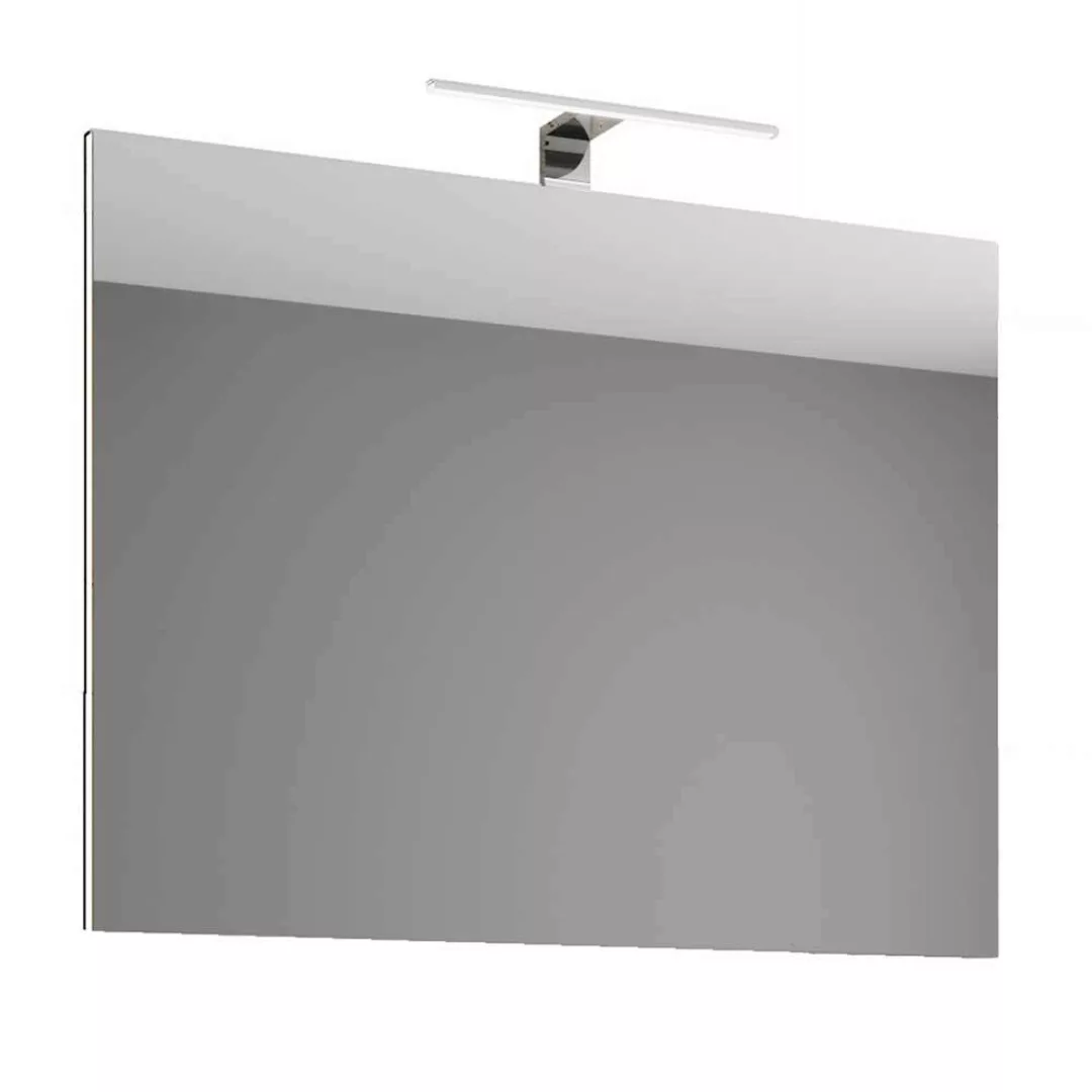 Waschplatz Set weiß hängend mit LED Beleuchtung 46 cm tief (zweiteilig) günstig online kaufen