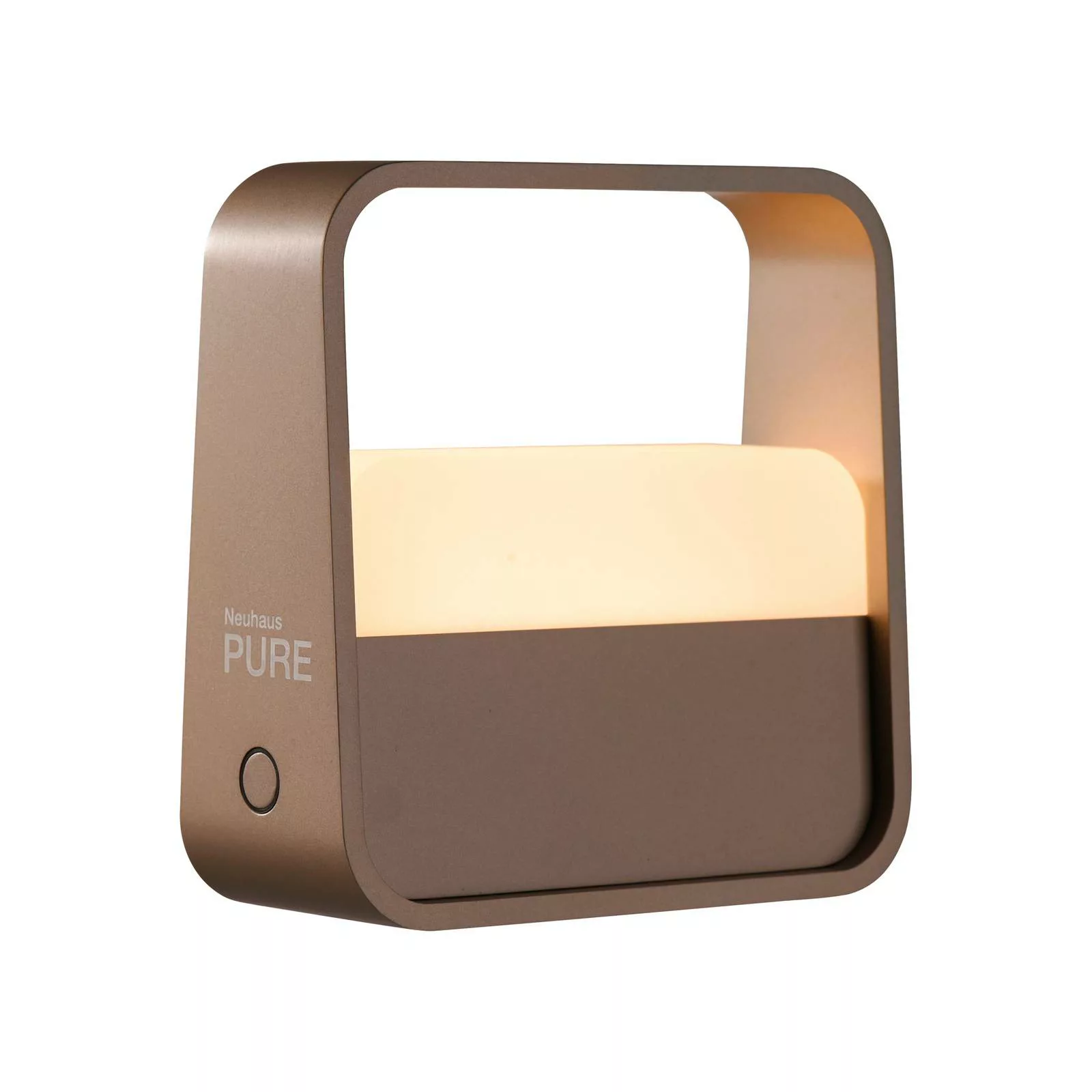 PURE LED-Akku-Tischleuchte Pure Go, bronze, Aluminium günstig online kaufen