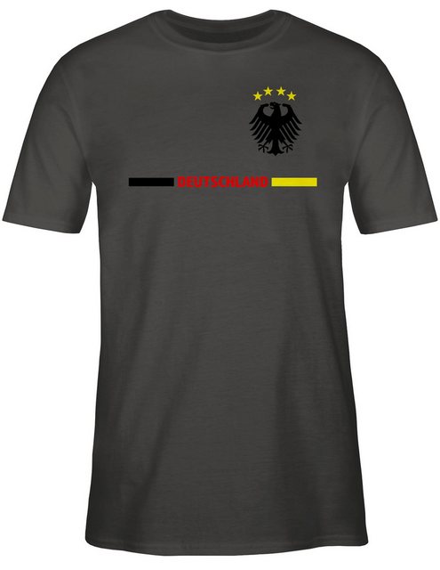 Shirtracer T-Shirt Deutschland Trikot Wappen mit Adler, Deutsches Fan-Motiv günstig online kaufen