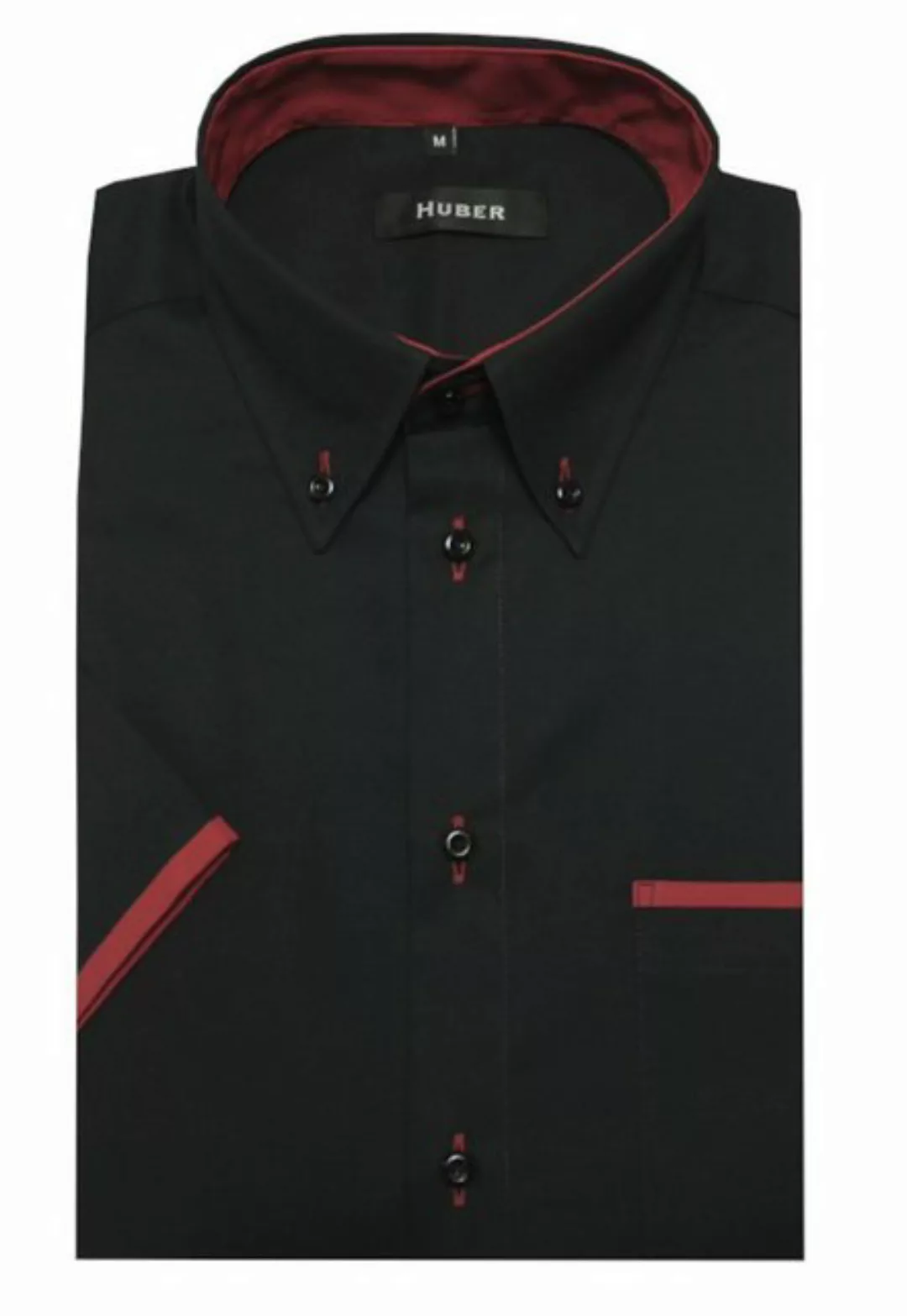Huber Hemden Kurzarmhemd HU-0157 Button-down, Kontrast, Kurzarm, Regular-ge günstig online kaufen