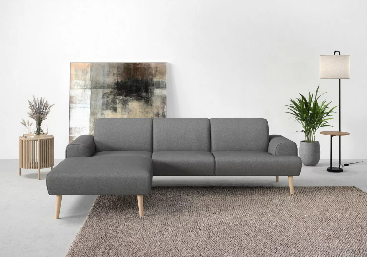 andas Ecksofa "Swift L-Form", Federkern-Polsterung, B/T/H: 292/83/176 cm günstig online kaufen