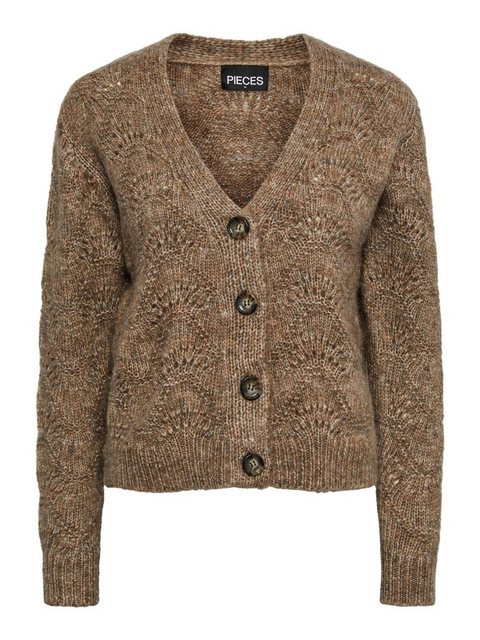 pieces Strickjacke Bibbi (1-tlg) Lochmuster günstig online kaufen