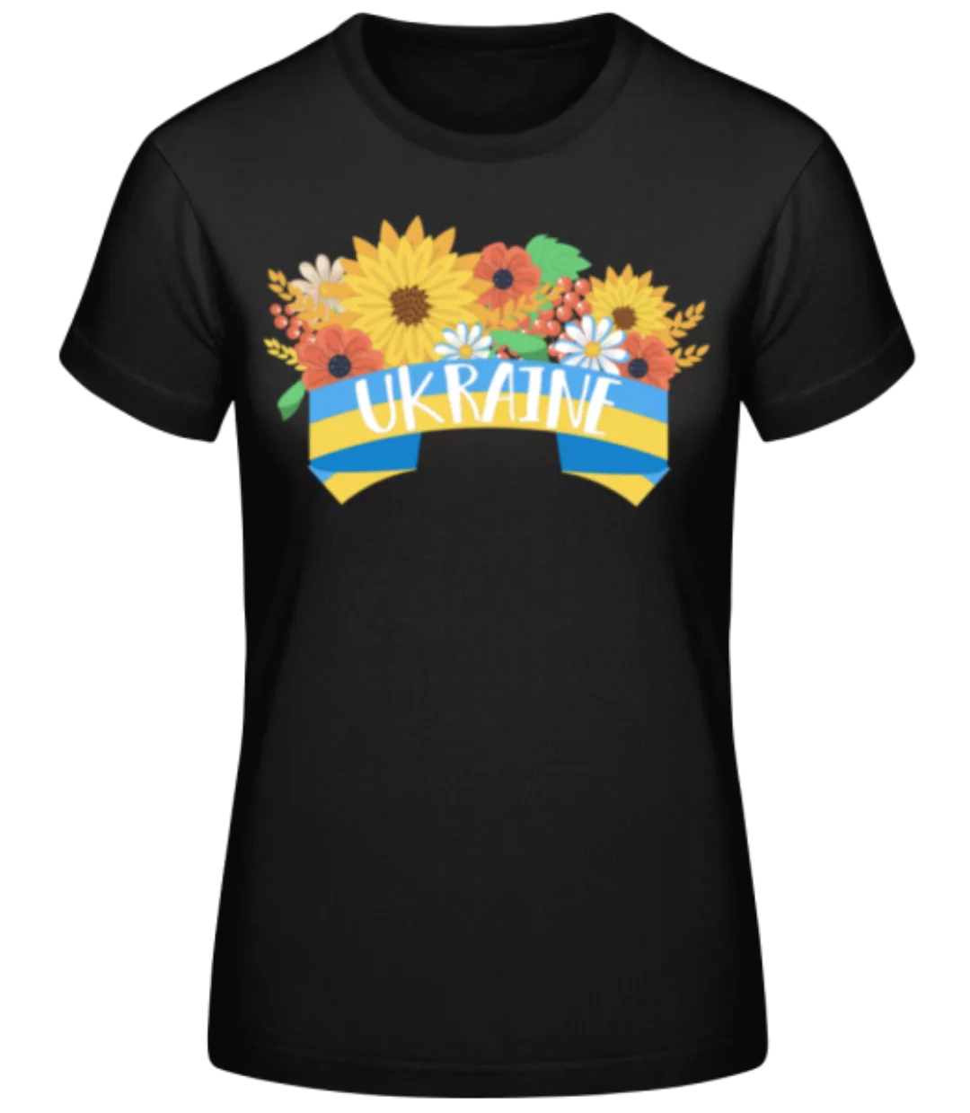 Ukraine Blumen · Frauen Basic T-Shirt günstig online kaufen
