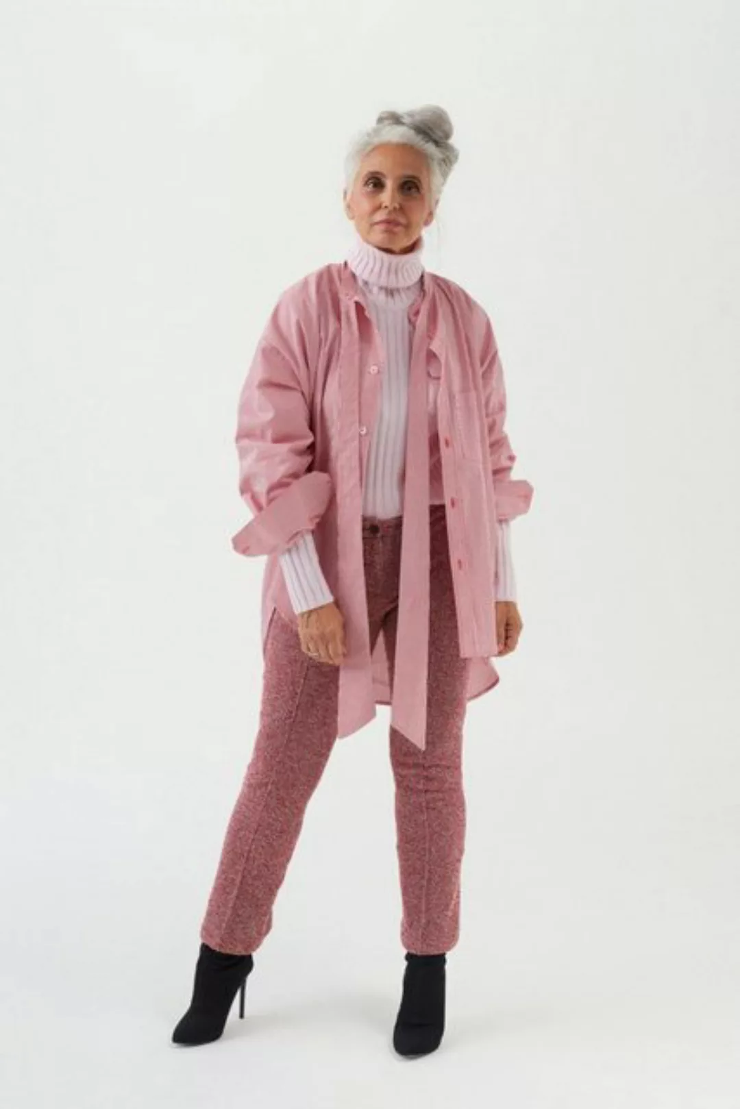 Boscana 7/8-Hose Damen Hose aus Baumwolle in Rot fester Bund, betont die Ta günstig online kaufen