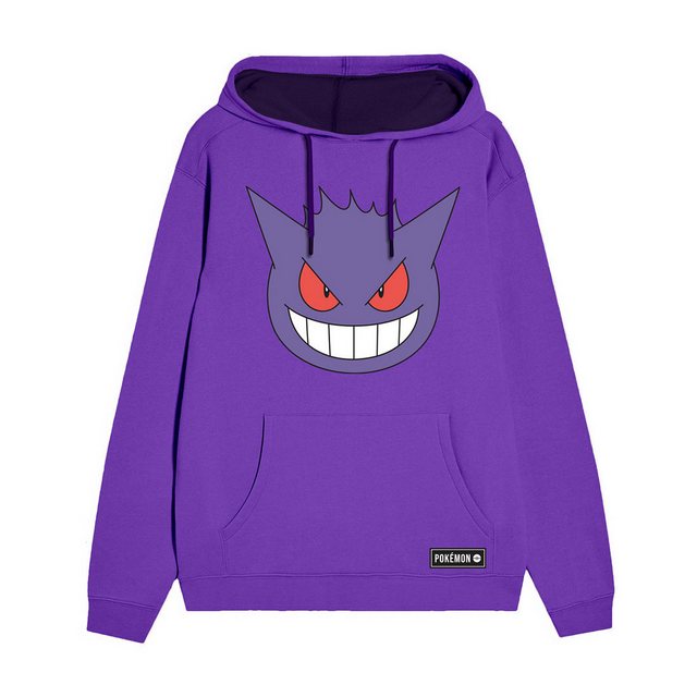 POKÉMON Hoodie Gengar Face Geist Geister Ghost Type günstig online kaufen