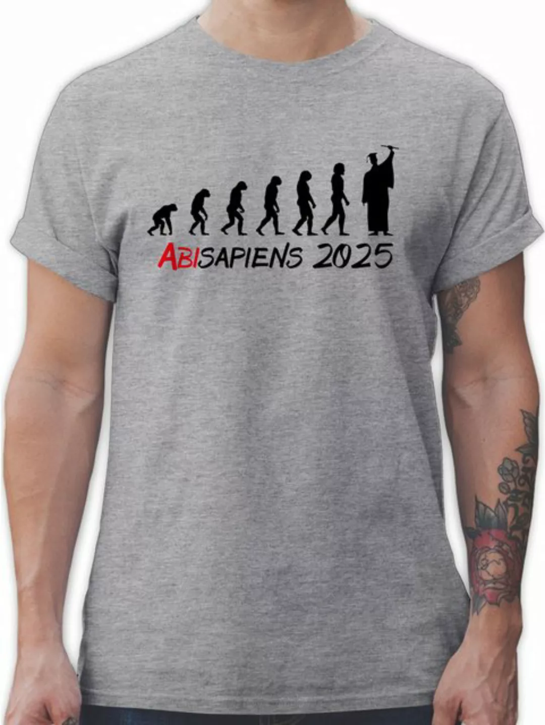 Shirtracer T-Shirt ABIsapiens 2025 Abitur & Abschluss 2025 Geschenk günstig online kaufen