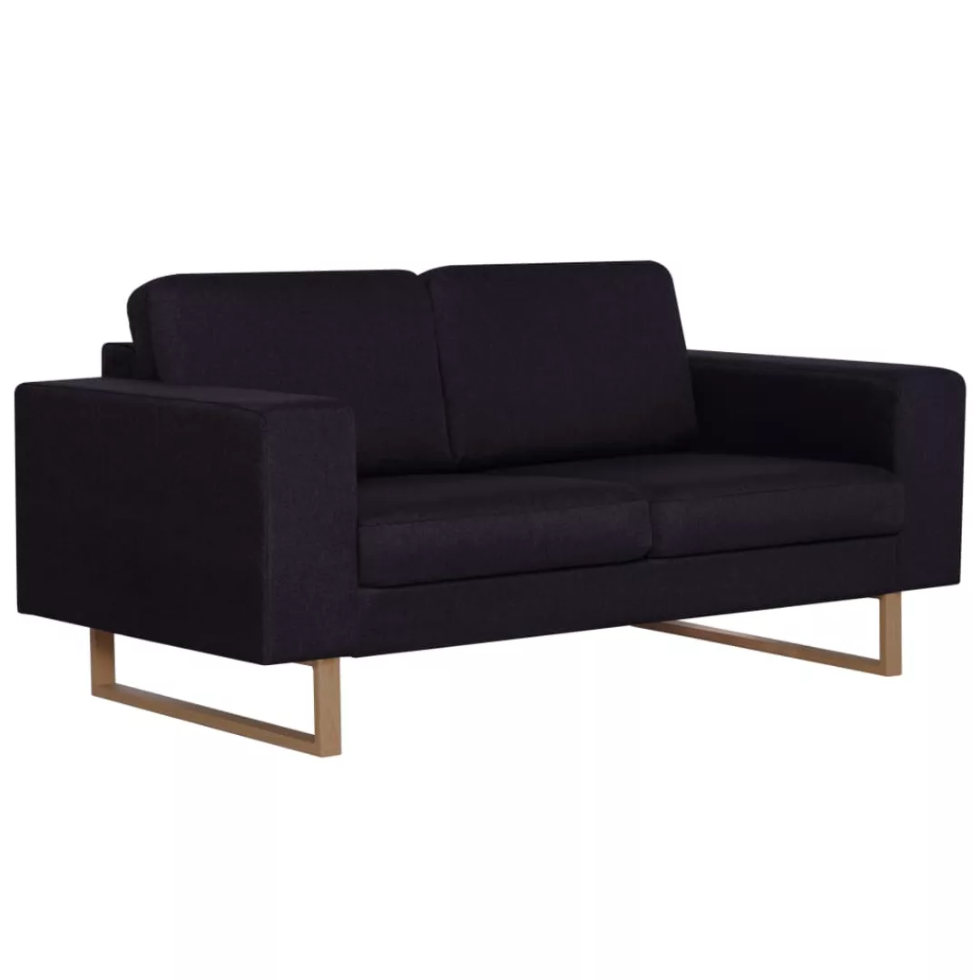 2-sitzer-sofa Stoff Schwarz günstig online kaufen