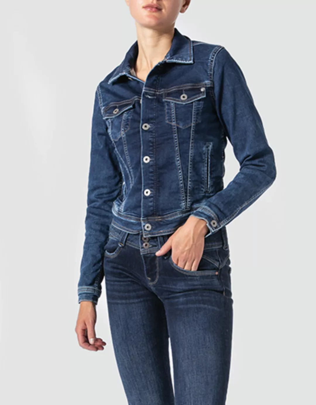 Pepe Jeans Damen Jeansjacke Core PL400654HG4/000 günstig online kaufen