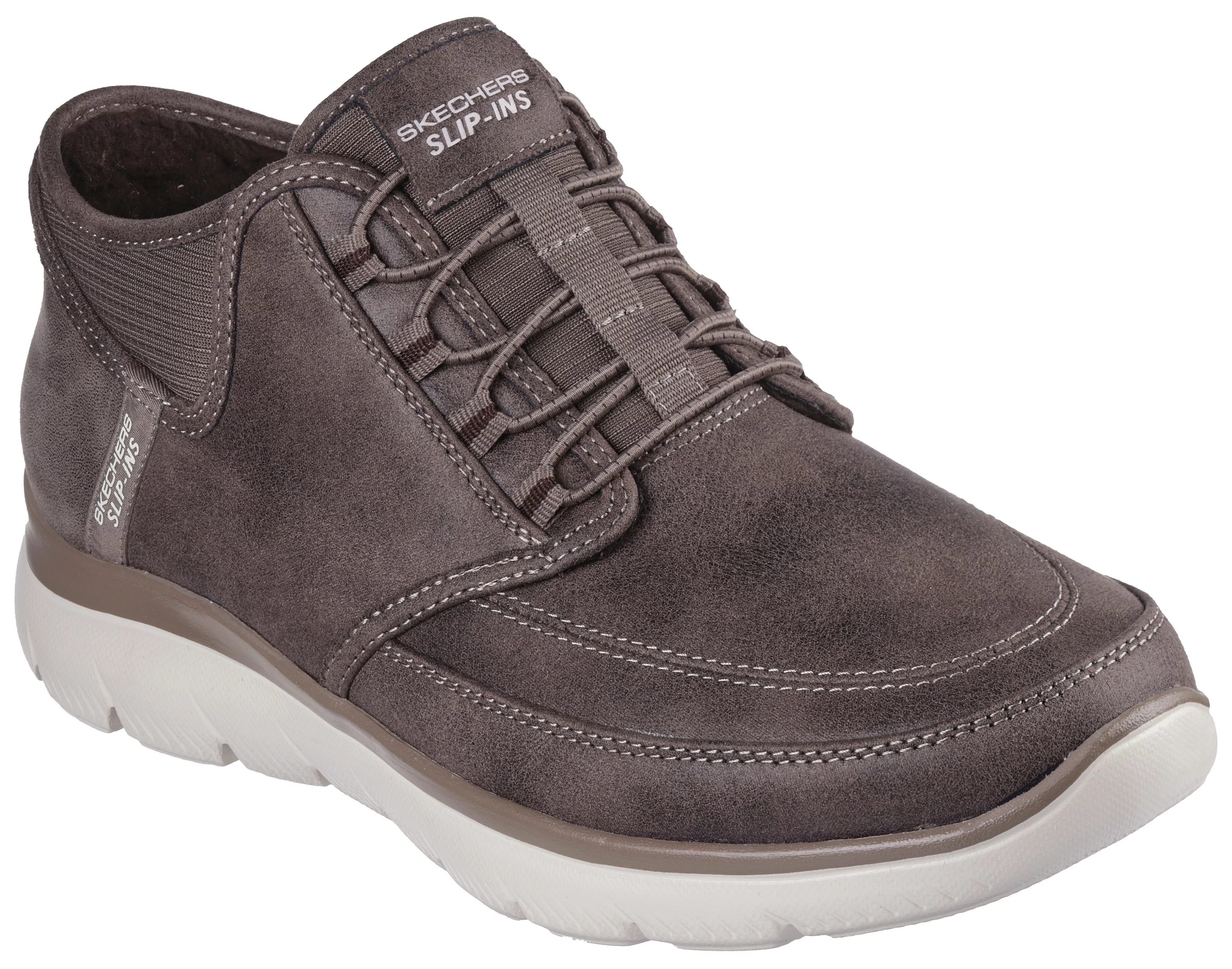 Skechers Slip-On Sneaker "SUMMITS", Schnürboots, Mid Cut Sneaker mit Hands günstig online kaufen