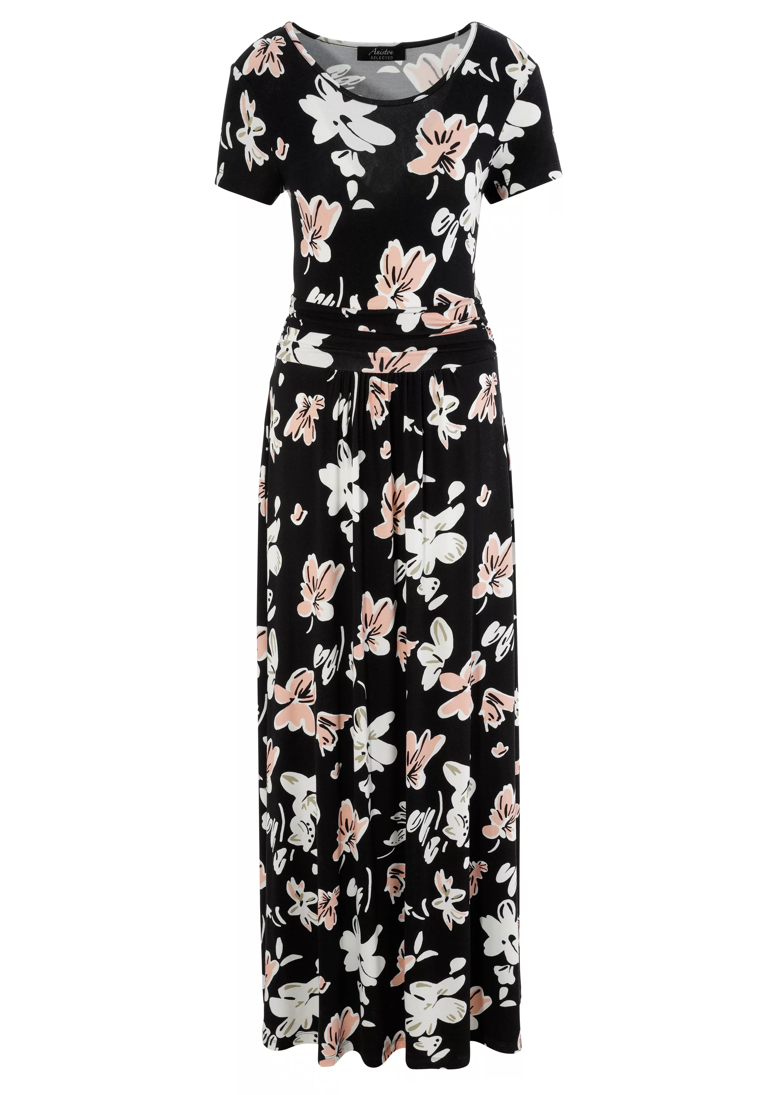 Aniston SELECTED Sommerkleid, mit gerafftem Taillenbund günstig online kaufen