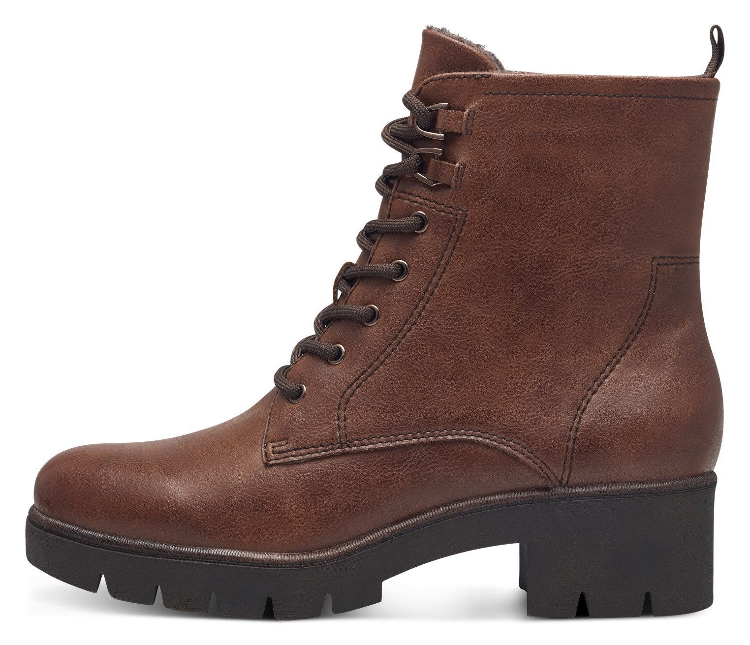 Tamaris Schnürstiefelette, Blockabsatz, Schnürboots mit Ösen günstig online kaufen