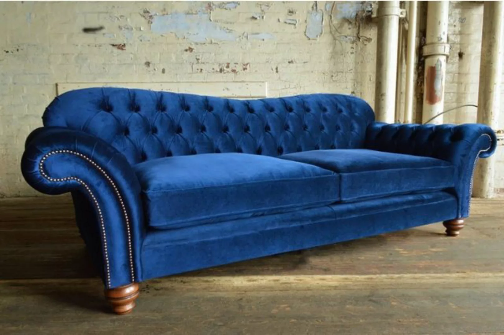 JVmoebel Chesterfield-Sofa, Chesterfield Design Luxus Polster Sofa Couch Si günstig online kaufen